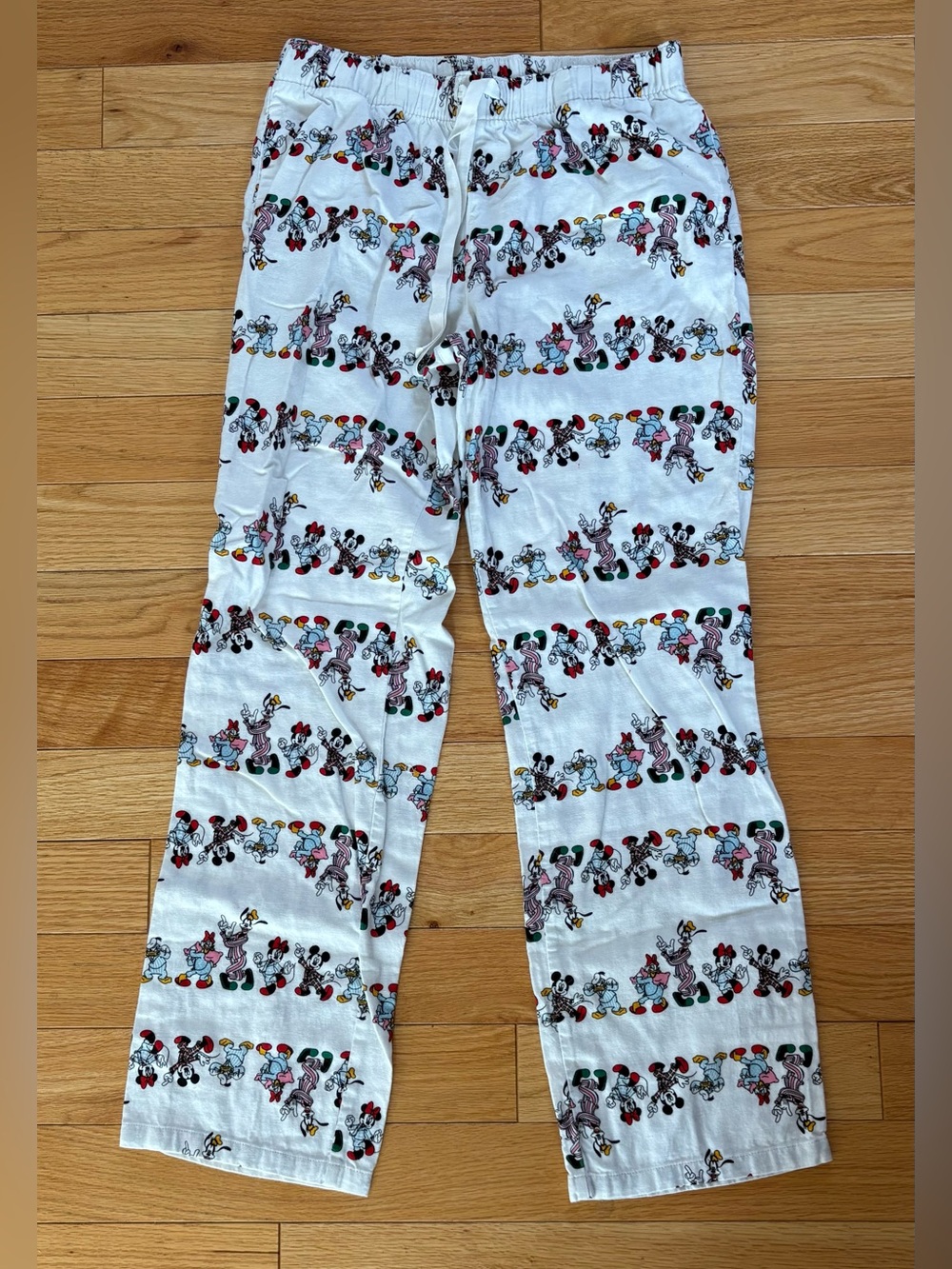 Old Navy Disney M Tall Flannel Pajama Pants Mickey  & Friends Parade